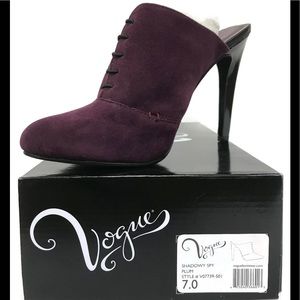 Vogue Shadowy Spy Velvet High Hills